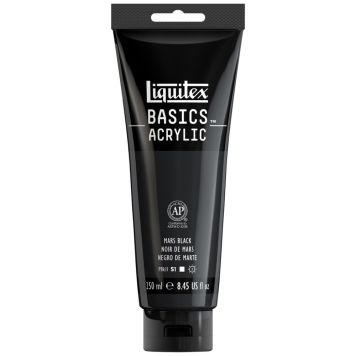 AKRYLFÄRG LIQUITEX BASICS MARS BLACK 250ML