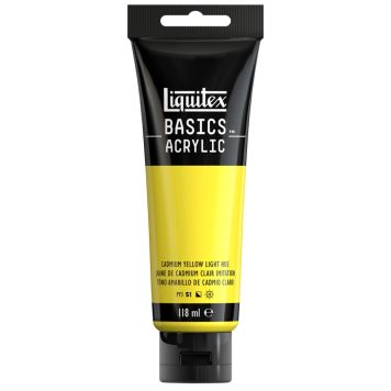 AKRYLFÄRG LIQUITEX BASICS LIGHT CADMIUM YELLOW HUE 118ML
