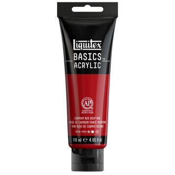 AKRYLFÄRG LIQUITEX BASIC DEEP CADMIUM RED 118ML
