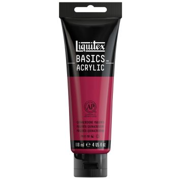 AKRYLFÄRG LIQUITEX BASICS QUINACRIDONE MAGENTA 118ML 