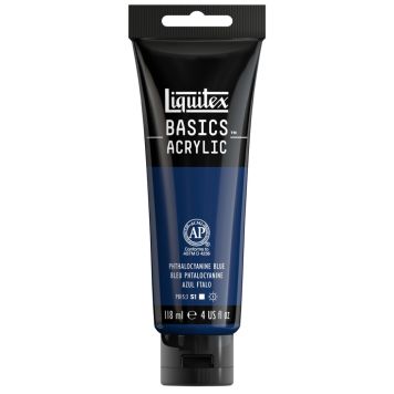 AKRYLFÄRG LIQUITEX BASICS  PHTHALOCYANINE BLUE 118ML