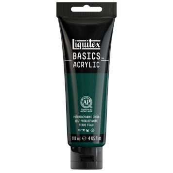 AKRYLFÄRG LIQUITEX BASICS PHTHALOCYANINE GREEN 118ML