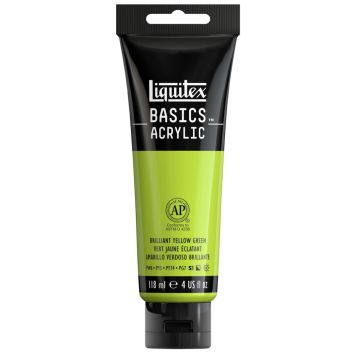 AKRYLFÄRG LIQUITEX BASICS BRILLIANT YELLOW GREEN 118ML