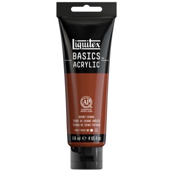 AKRYLFÄRG LIQUITEX BASICS  BURNT SIENNA 118ML