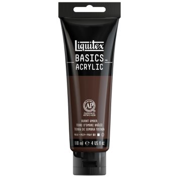 AKRYLFÄRG LIQUITEX BASICS BURNT UMBER 118ML