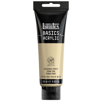 AKRYLFÄRG LIQUATIX BASICS UNBLEACHED TITANIUM 118ML
