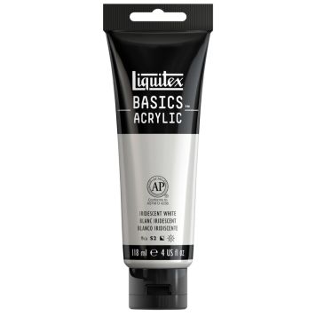 AKRYLFÄRG LIQUITEX BASICS IRIDISCENT WHITE 118ML