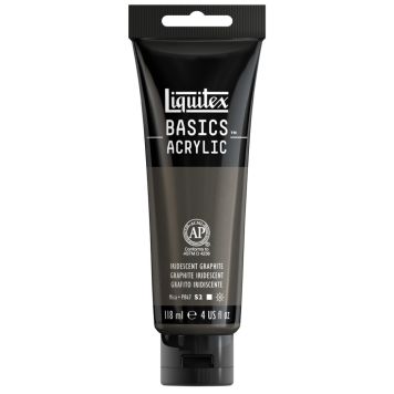 AKRYLFÄRG LIQUITEX BASICS IRIDISCENT GRAPHITE 118ML