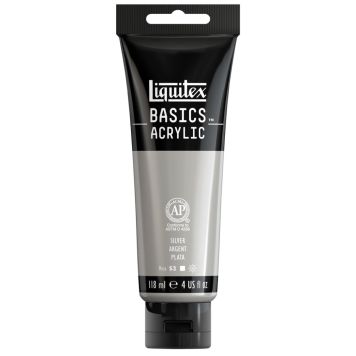 AKRYLFÄRG LIQUITEX BASIC SILVER 118ML