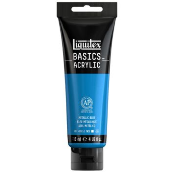 AKRYLFÄRG LIQUITEX BASICS METALLISK BLÅ 118ML