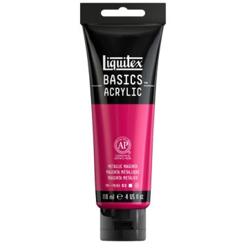 AKRYLFÄRG LIQUITEX BASICS METALLISK MAGENTA 118ML