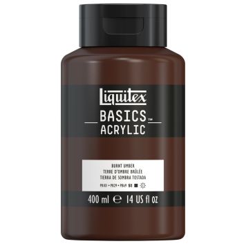 AKRYLFÄRG LIQUITEX BASIC BURNT UMBRA 400ML