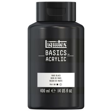 AKRYLFÄRG LIQUITEX BASIC MARS BLACK 400ML