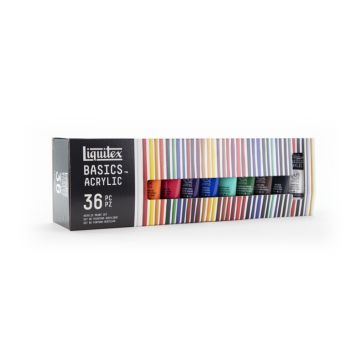 AKRYLFÄRG LIQUITEX BASICS AKRYLFÄRGSET FLERA FÄRGER 36X22ML