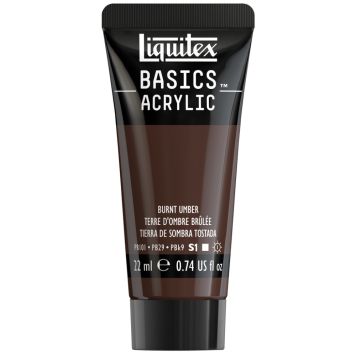 AKRYLFÄRG LIQUITEX BASICS BURND UMBRA 22ML