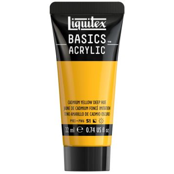 AKRYLFÄRG LIQUITEX BASICS CADIUM DEEP YELLOW HUE 22ML