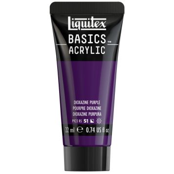 AKRYLFÄRG LIQUITEX BASICS DIOXAZINE PURPLE 22ML
