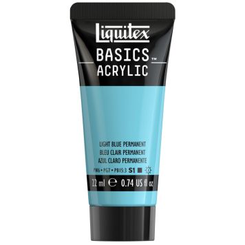 AKRYLFÄRG LIQUITEX BASICS LIGHT BLUE 22ML