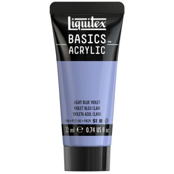AKRYLFÄRG LIQUITEX BASICS LIGHT BLUE VIOLETT 22ML