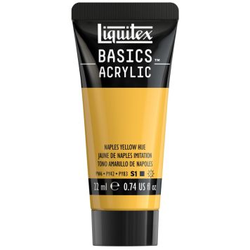 AKRYLFÄRG LIQUITEX BASICS NAPLES YELLOW HUE 22ML