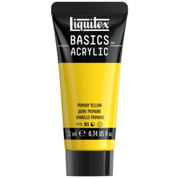 AKRYLFÄRG LIQUITEX BASICS PRIMARY YELLOW 22ML