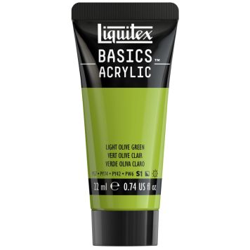 AKRYLFÄRG LIQUITEX BASICS LIGHT OLIVE GREEN 22ML