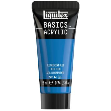 AKRYLFÄRG LIQUITEX BASICS FLUORESCENT BLUE 22ML