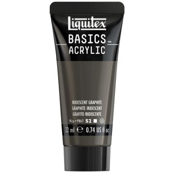 AKRYLFÄRG LIQUITEX BASICS IRIDESCENT GRAPHITE 22ML