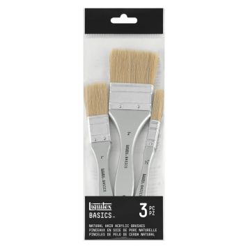 PENSELSET LIQUITEX BASICS AKRYL  3-PACK