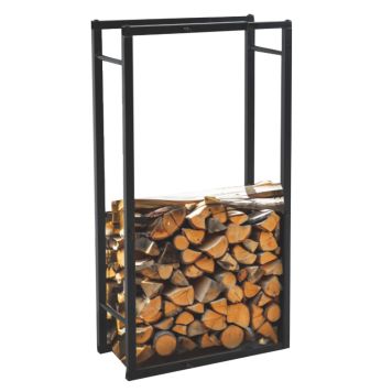 VEDSTÄLL STÄLLBAR 100-150CM SVART