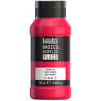 AKRYLFÄRG LIQUITEX BASICS FLUID PRIMARY RED 118ML