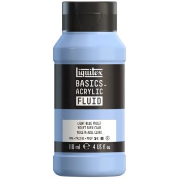 AKRYLFÄRG LIQUITEX BASICS FLUID LIGHT BLUE VIOLET 118ML 