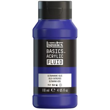 AKRYLFÄRG LIQUITEX BASICS FLUID ULTRAMARINE BLUE 118ML 
