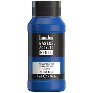 AKRYLFÄRG LIQUITEX BASICS FLUID PHTHALOCYANINE BLUE 118ML
