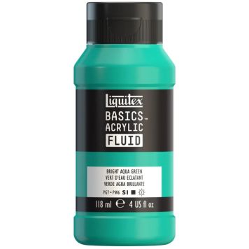 AKRYLFÄRG LIQUITEX BASICS FLUID BRIGHT AQAUA GREEN 118ML 
