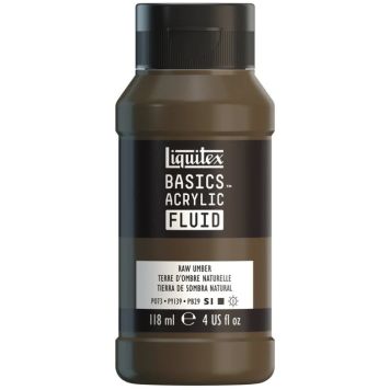 AKRYLFÄRG LIQUITEX BASICS FLUID RAW UMBER 118ML