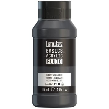 AKRYLFÄRG LIQUITEX BASIC FLUID IRIDESCENT GRAPHITE 118ML 