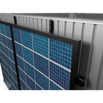 MONTERINGSSYSTEM BIOHORT FÖR PV-MONTERING  TILL EUROPA SVART