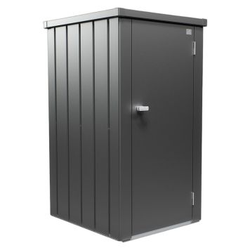 FÖRVARINGSSKÅP BIOHORT JULIA L METALLIC MÖRKGRÅ 0,68M²