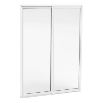 SKJUTBART DÖRRPARTI HALLE PRIMOLUX ISOLER 2-DELAT VIT