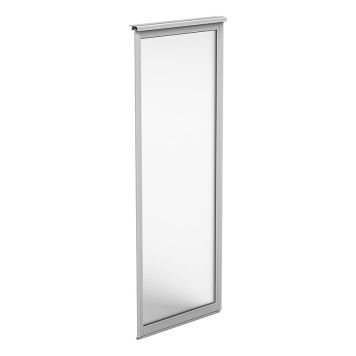 FAST VÄGGPARTI HALLE SOLID ISOLER 1-DELAT ALUMINIUMGRÅ