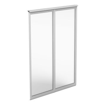 FAST VÄGGPARTI HALLE SOLID ISOLER 2-DELAT ALUMINIUMGRÅ