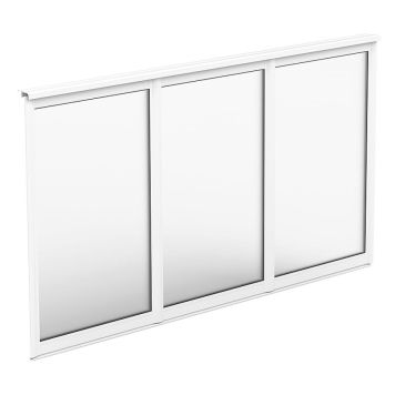 FAST FÖNSTER HALLE SOLID ISOLER 3-DELAT VIT