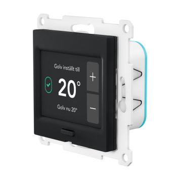 TERMOSTAT PLEJD FÖR GOLVVÄRME TRM-01-EB SVART