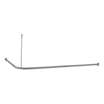 DUSCHDRAPERISTÅNG DUSCHY PROFFS BADKAR SILVER