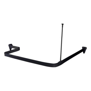 DUSCHDRAPERISTÅNG DUSCHY FLEX 300CM SVART