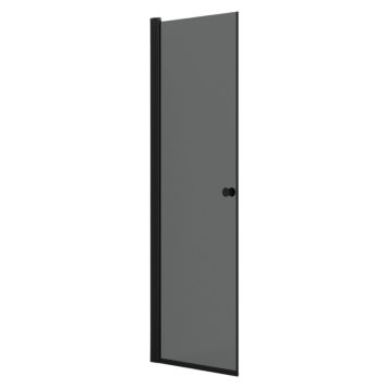 DUSCHDÖRR SCANBAD FLEXI SLAGDÖRR SVART/TONAT 70CM