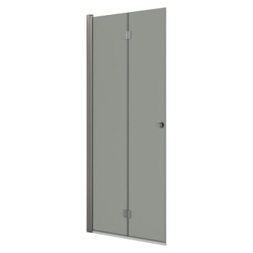 DUSCHDÖRR SCANBAD FLEXI VIKDÖRR SATIN/FROST 100CM