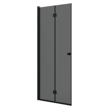 DUSCHDÖRR SCANBAD FLEXI VIKDÖRR SVART/TONAT 100CM