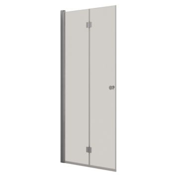 DUSCHDÖRR SCANBAD FLEXI VIKDÖRR KROM/KLAR 100CM